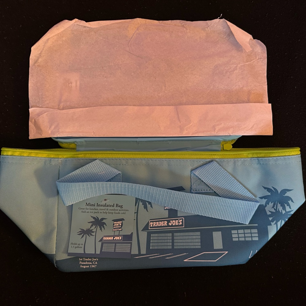 Trader Joe's Mini Blue Insulated Bag